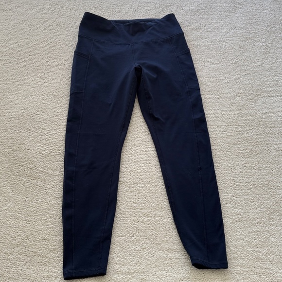 Member’s Mark Women’s high-rise extra warm leggings Navy Size Small - Picture 4 of 10